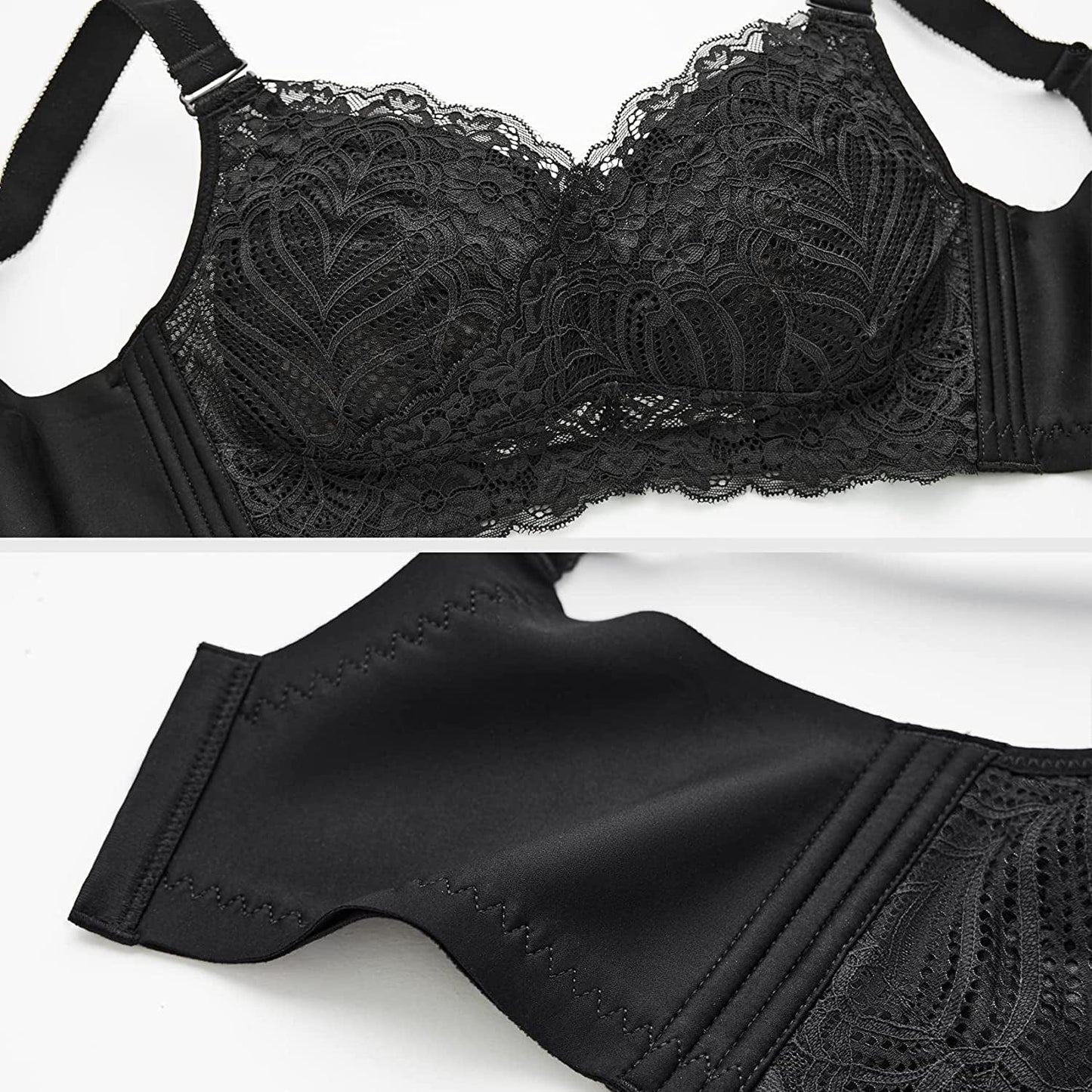 Wireless Bras for Women Full Coverage Comfortable Soft Minimizer Smoothing Back Everyday Bra