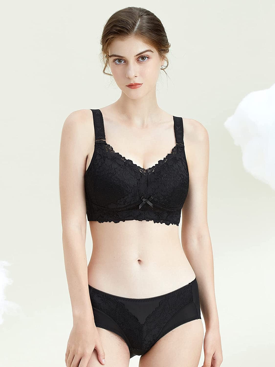 Wireless Full Figure plus Size Minimizer Lightly Lined Cups Womens Bra