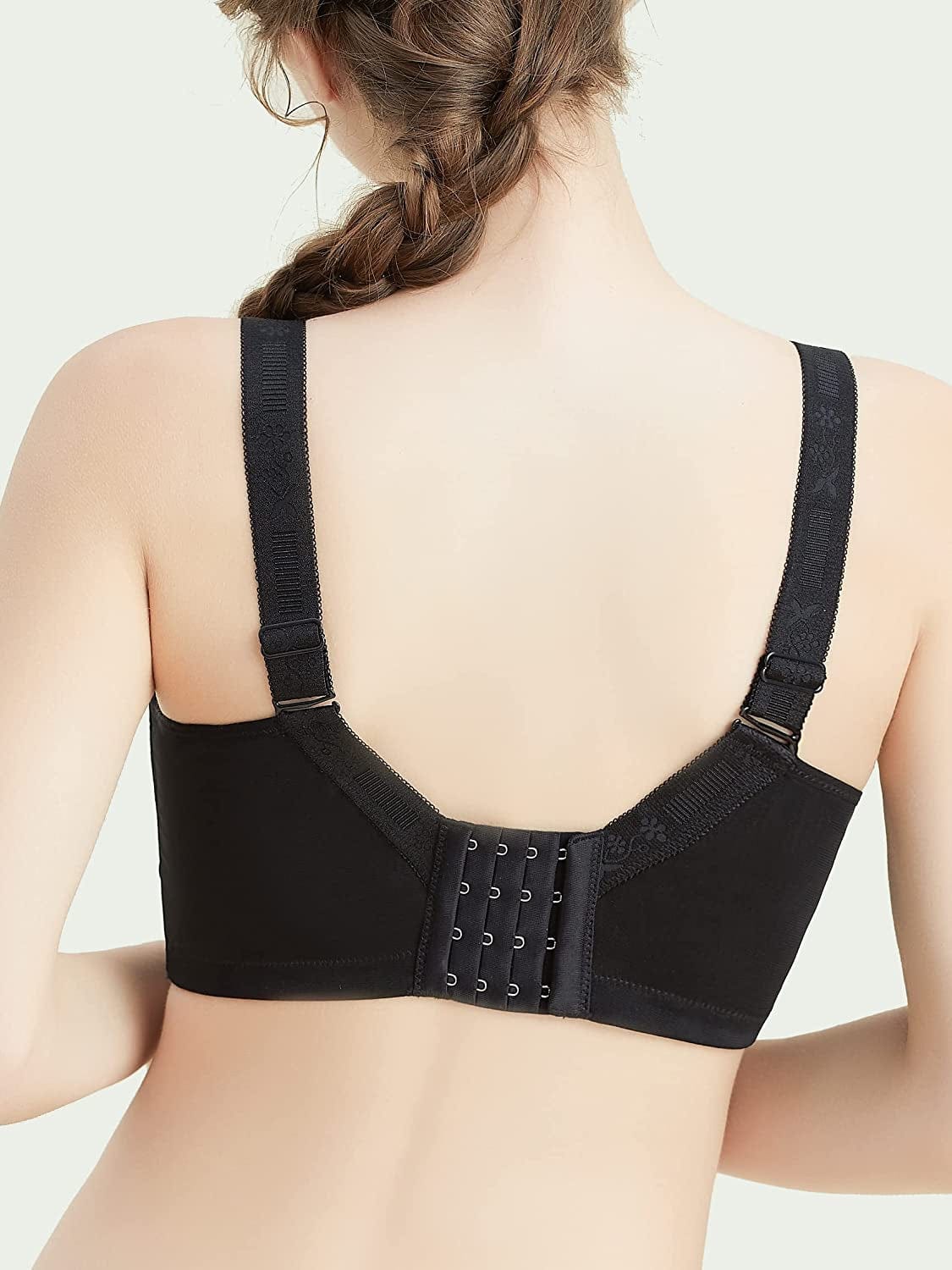 Wireless Full Figure plus Size Minimizer Lightly Lined Cups Womens Bra
