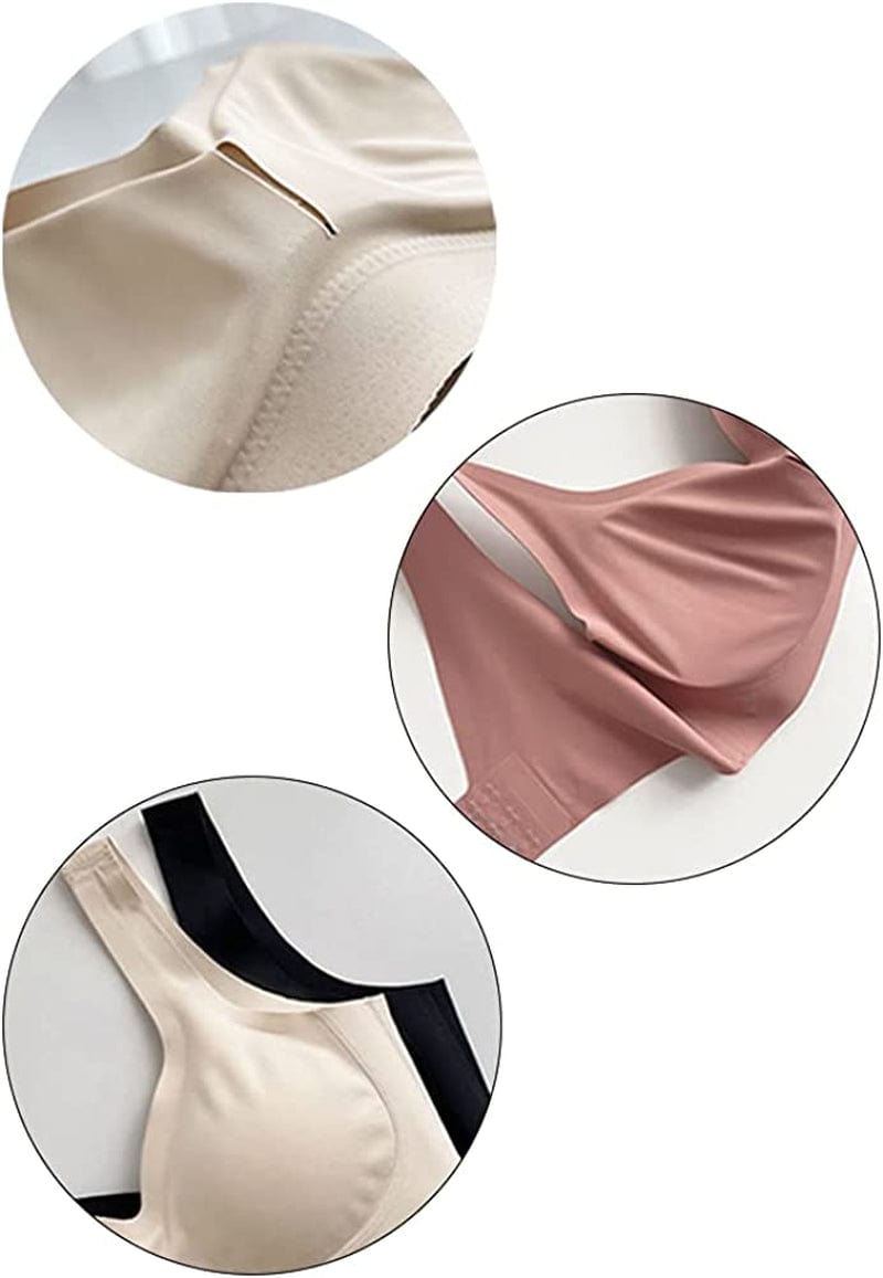 Wireless Padded Bras for Women Seamless Full Coverage No Underwire Comfort Support