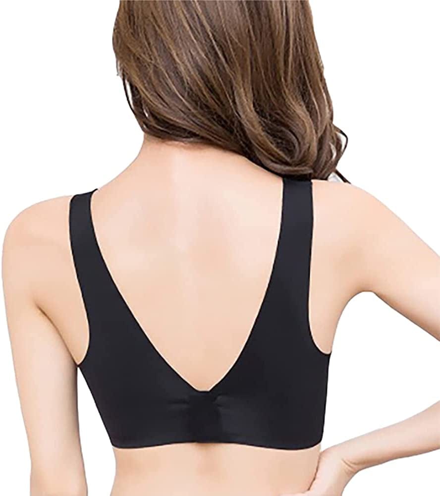Wireless Padded Bras for Women Seamless Full Coverage No Underwire Comfort Support