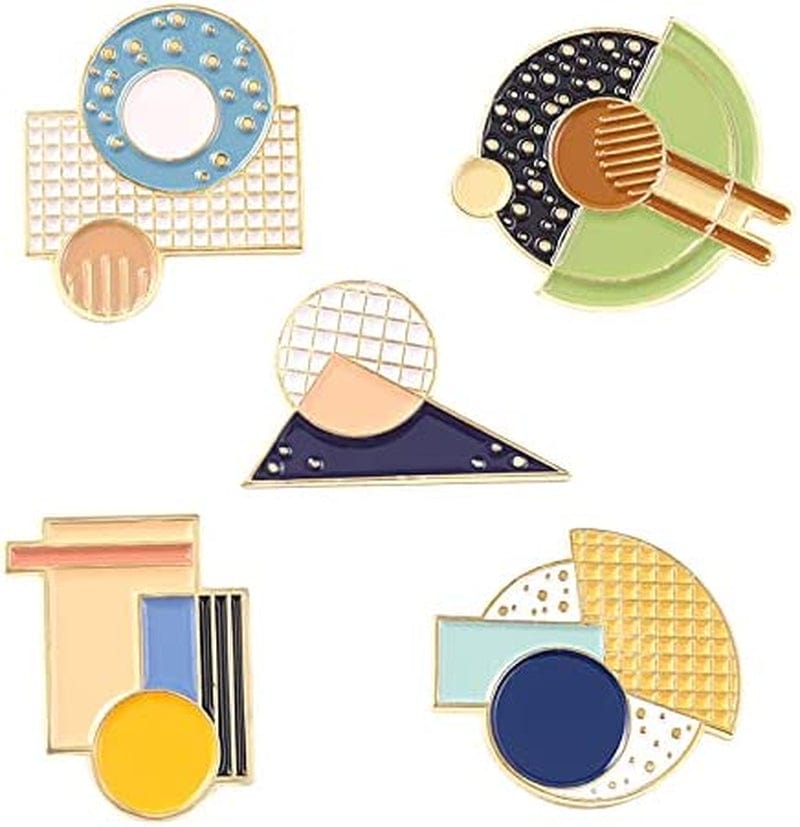 WITHYU Cute Animal, Punk,Art,Science , Animation Enamel Pins, Cartoon Personality Pin Set for Kids, Teens, Women, Badge Decor Pins for Jackets, Lapel, Backpack, Hat Math