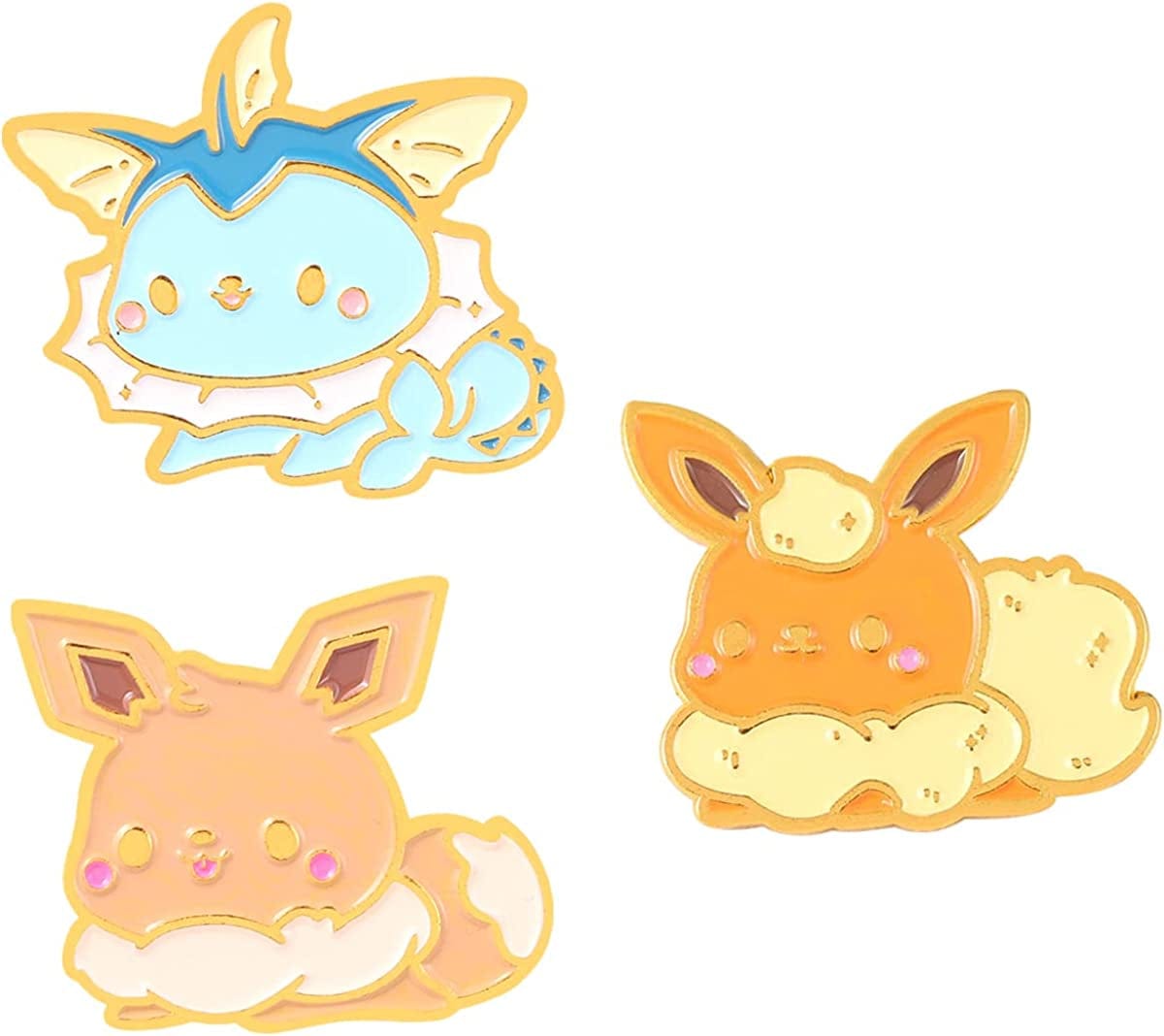 WITHYU Cute Animal, Punk,Art,Science , Animation Enamel Pins, Cartoon Personality Pin Set for Kids, Teens, Women, Badge Decor Pins for Jackets, Lapel, Backpack, Hat Pokemon_4