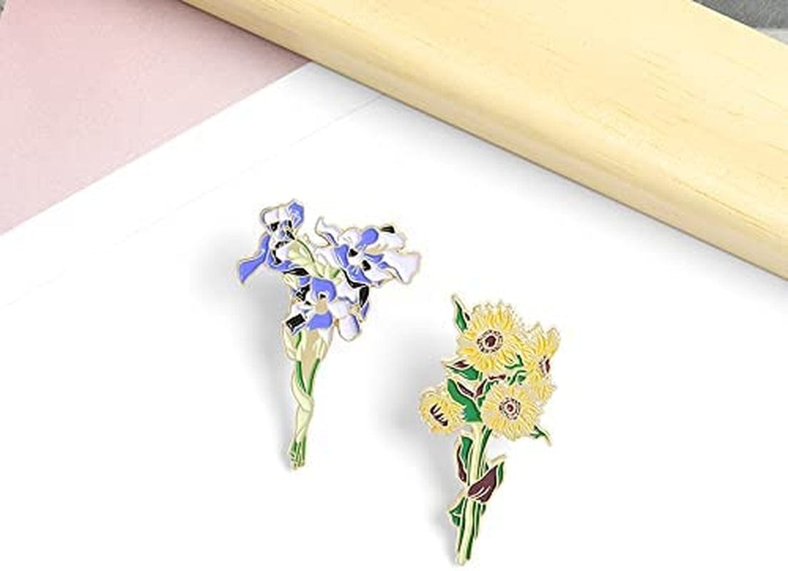 WITHYU Cute Animal, Punk,Art,Science , Animation Enamel Pins, Cartoon Personality Pin Set for Kids, Teens, Women, Badge Decor Pins for Jackets, Lapel, Backpack, Hat