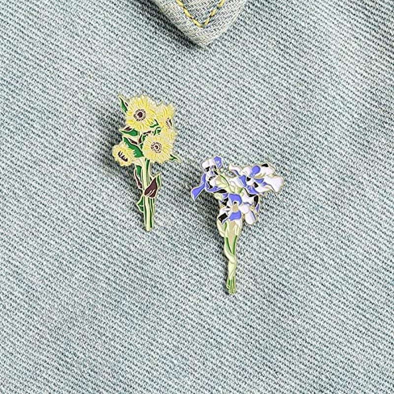 WITHYU Cute Animal, Punk,Art,Science , Animation Enamel Pins, Cartoon Personality Pin Set for Kids, Teens, Women, Badge Decor Pins for Jackets, Lapel, Backpack, Hat