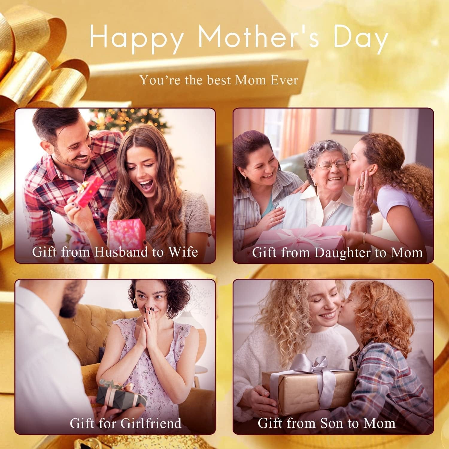 Women Heart Crystals Earrings Drop Dangle Fish Hook Earrings for Girl Christmas Mothers Day Gifts for Her