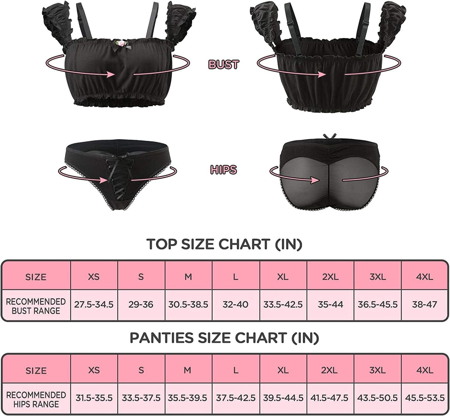Women Lace Babydoll Chemise Halter V Neck Sleepwear and Thong Lingerie Set - Romantic