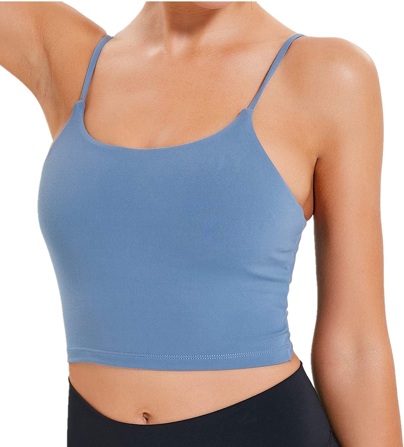 Women Padded Sports Bra Fitness Workout Running Shirts Yoga Tank Top