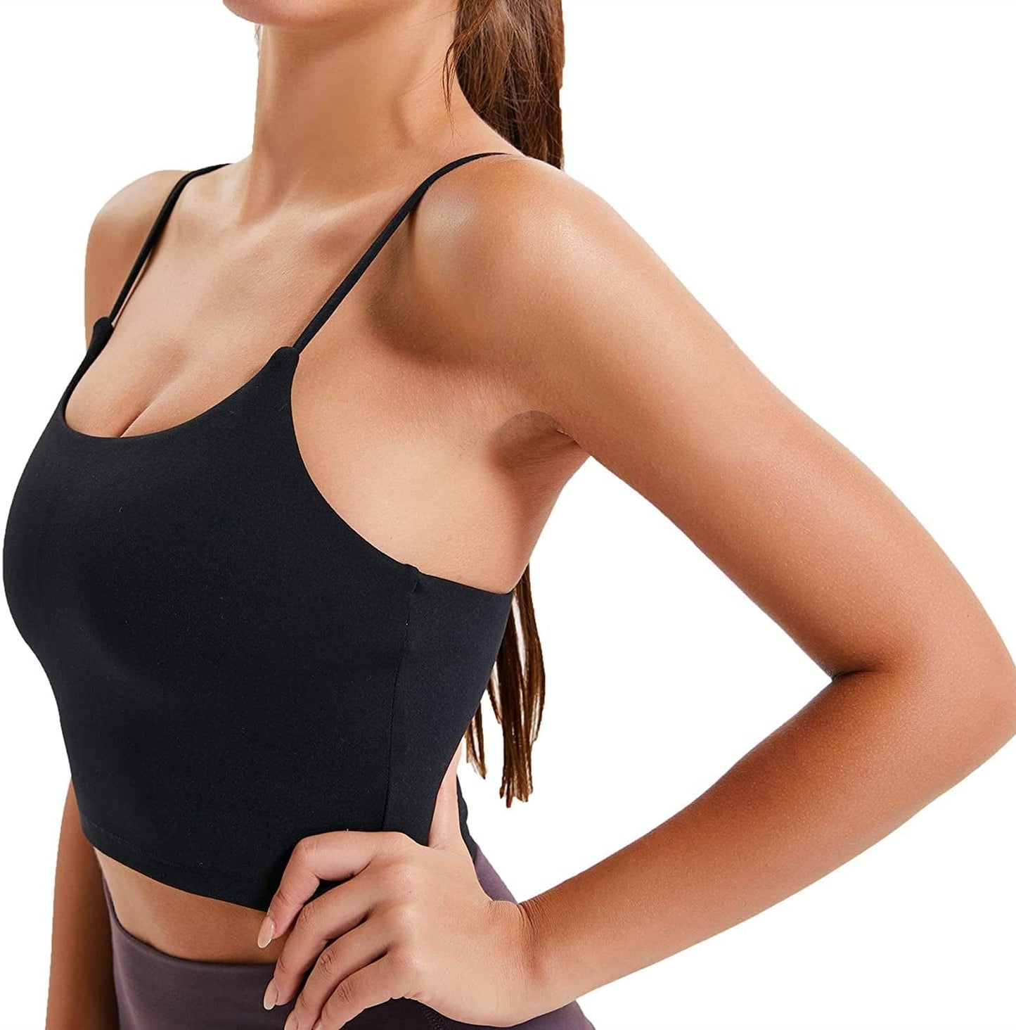 Women Padded Sports Bra Fitness Workout Running Shirts Yoga Tank Top