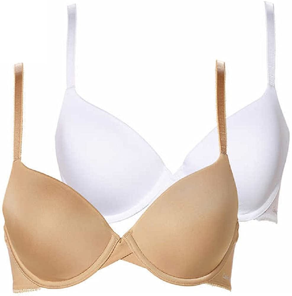 Women'S 2 Pack Essence T-Shirt Bras White - Bare / 36B