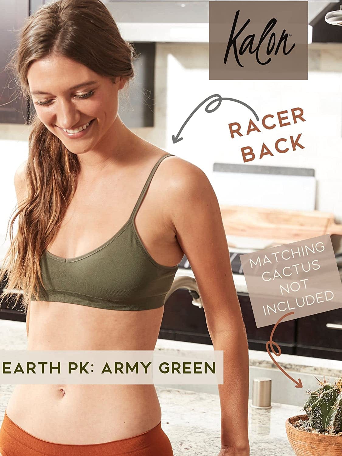Women’S 4 Pack Racerback Sports Bralette Seamless Wireless Comfort Bra