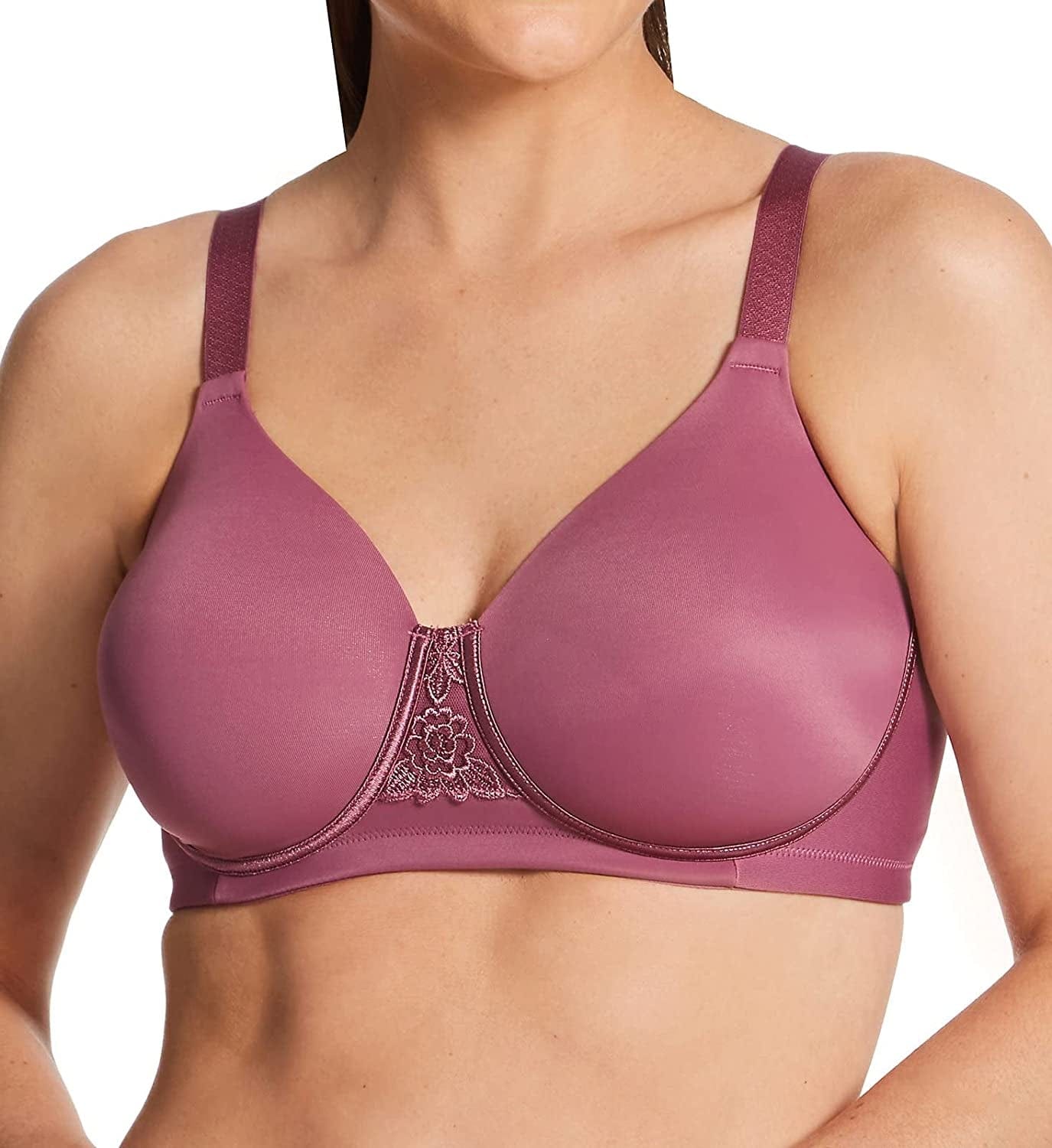 Women'S Beauty Back Full Figure Wirefree Bra Berry Glaze / 36DD