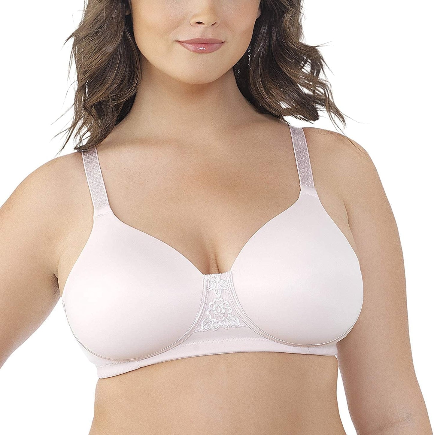 Women'S Beauty Back Full Figure Wirefree Bra Sheer Quartz / 36C
