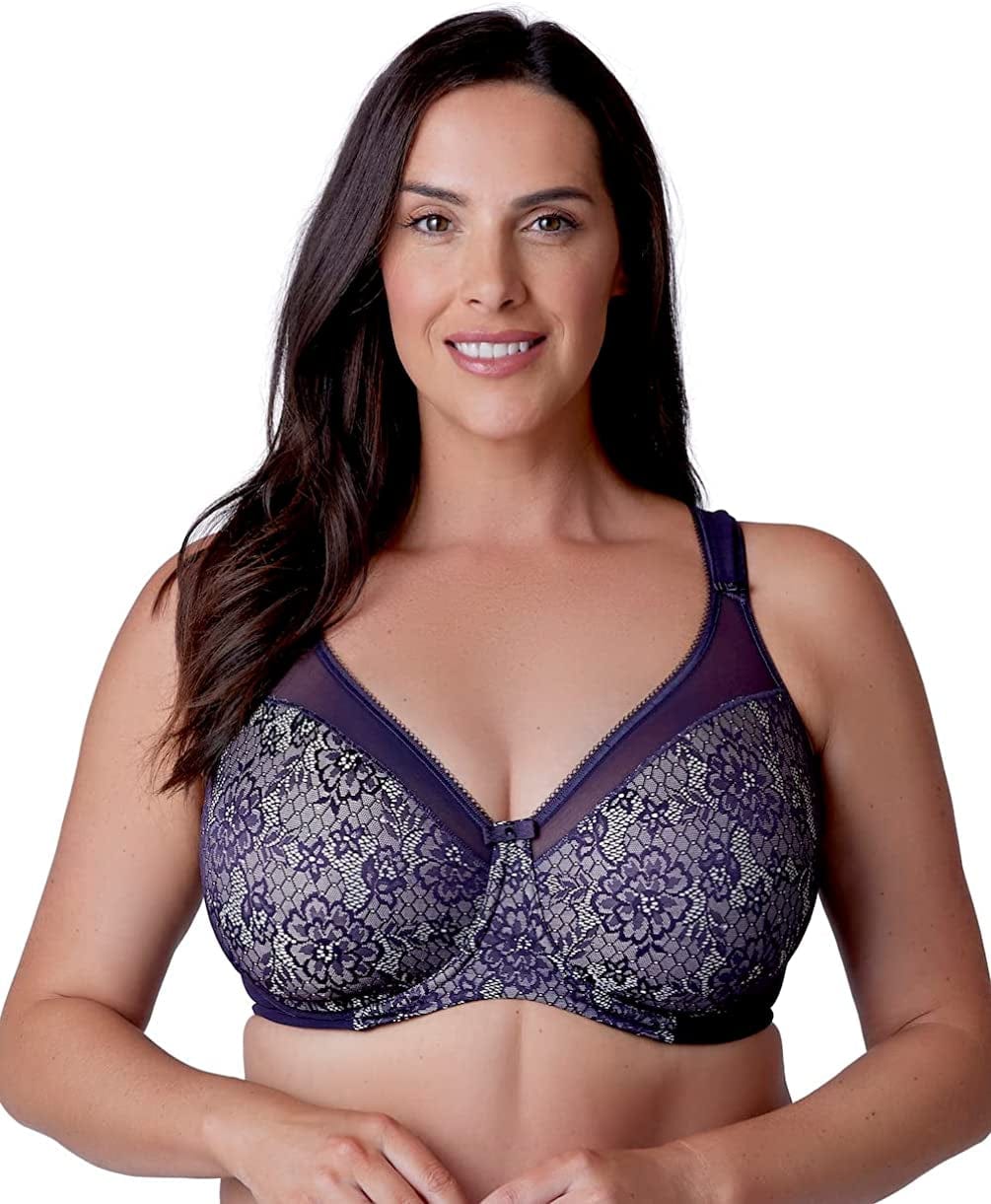 Women'S Beauty Everyday Minimizer Bra Purple (Aubergine) / 34F