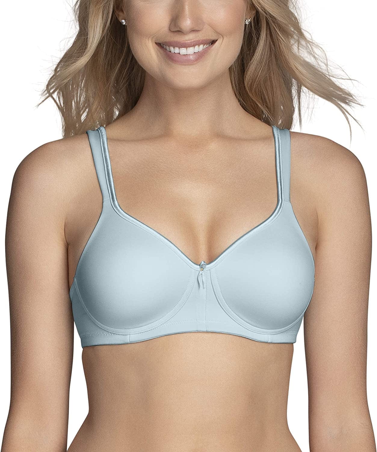 Women'S Body Caress Full Coverage Wirefree Bra 72335 Clear Waters / 40B