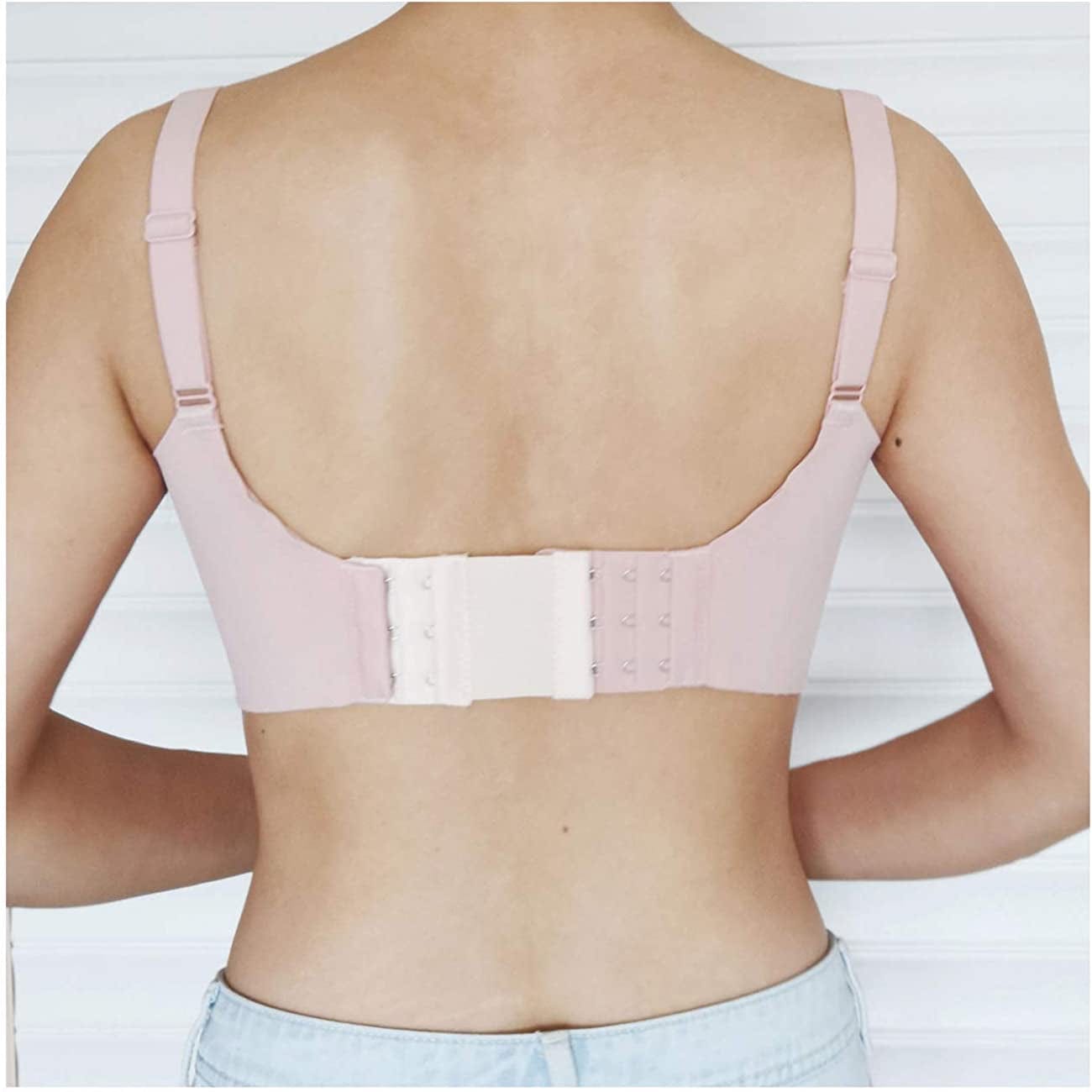 Women’S Bra Extenders 2 Hooks/3 Hooks/4 Hooks with 3 Rows Comfortable Bra Band Extension White/Nude/Black