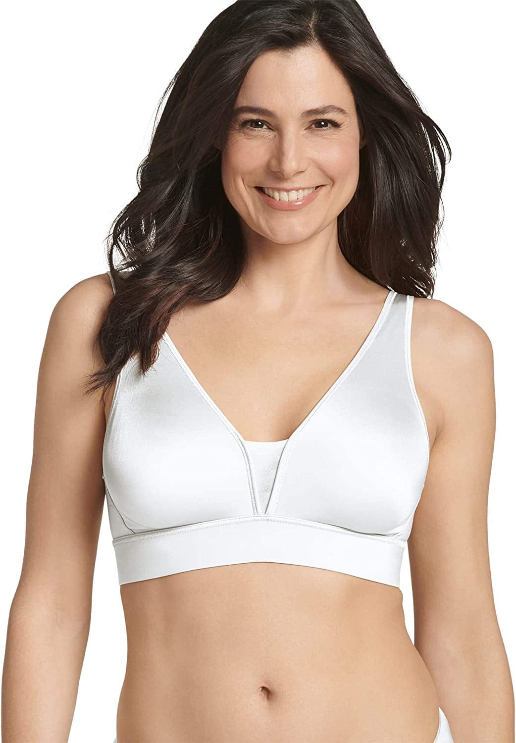 Women'S Bra Forever Fit V-Neck Unlined Bra White / Small