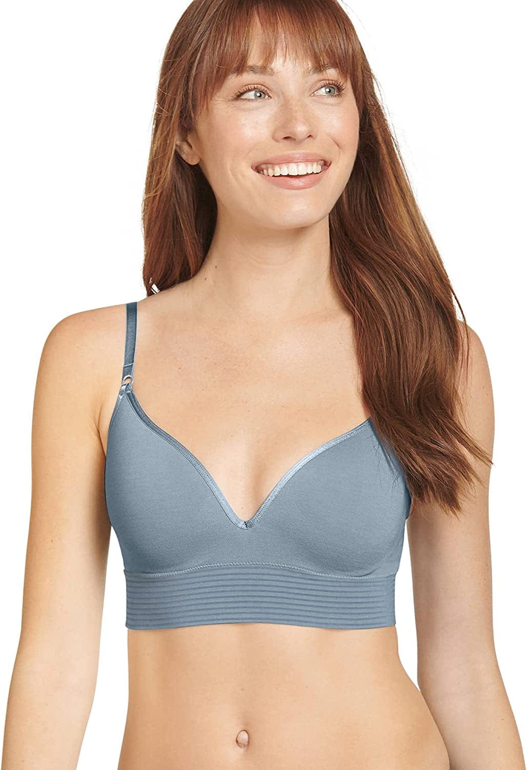 Women'S Bra Natural Beauty Seamfree Molded Cup Bralette Stormy Sea / X-Large