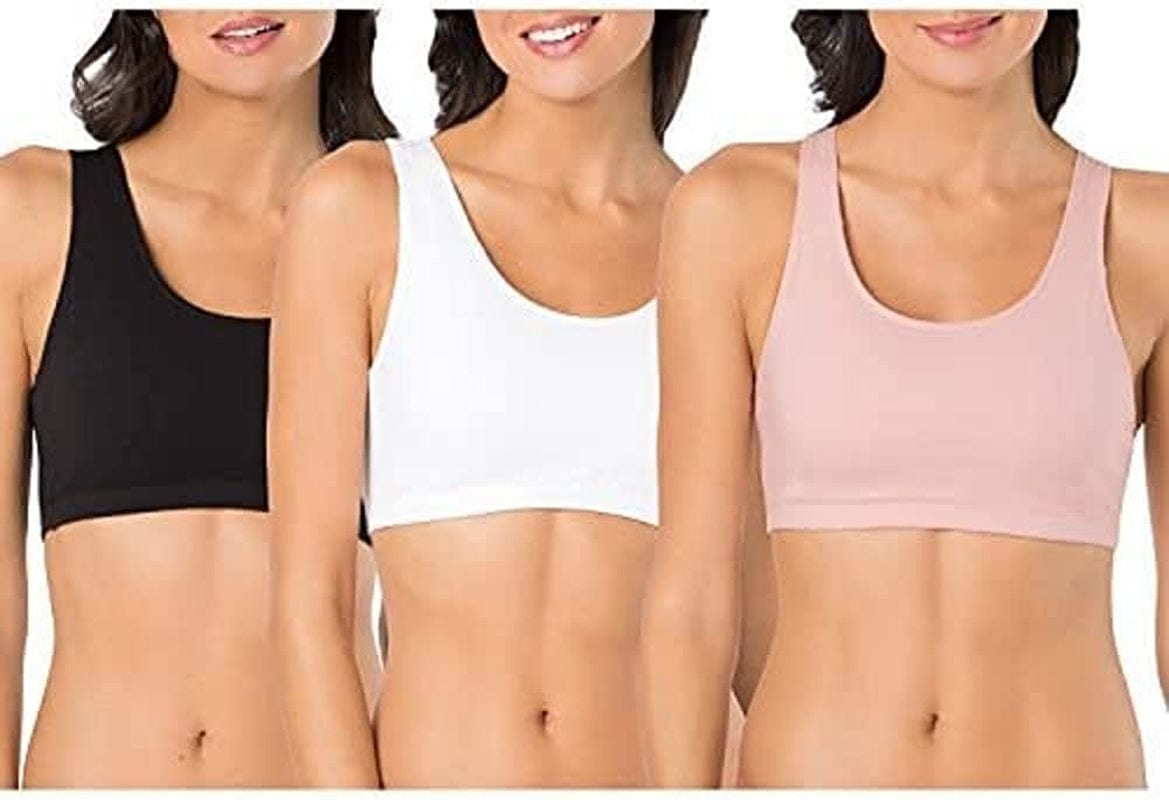 Women'S Built up Tank Style Sports Bra Blushing Rose/Black Hue/White / 40