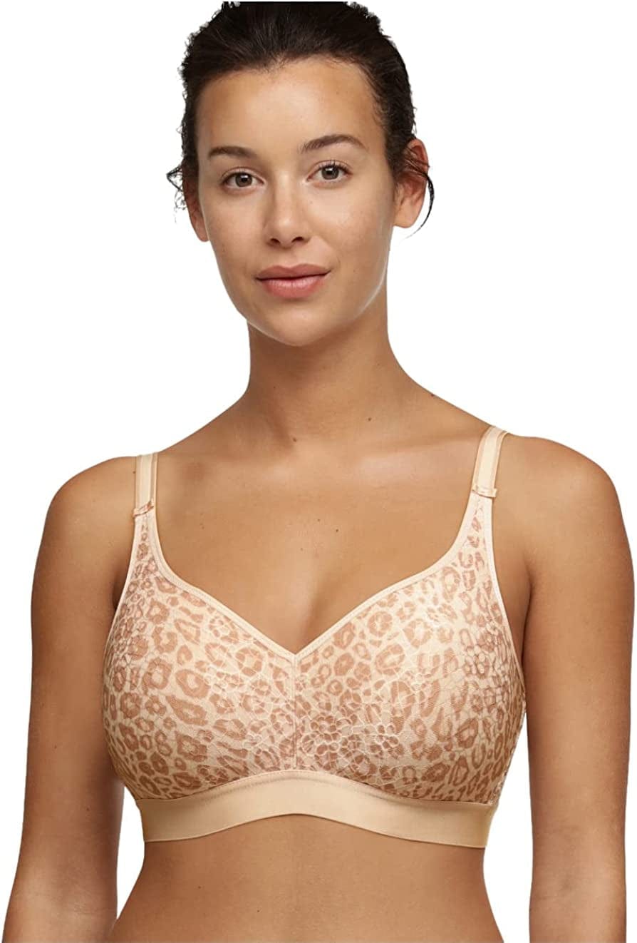 Women'S C Magnifique Full Bust Wireless Bra Neutral Leopard / 32D