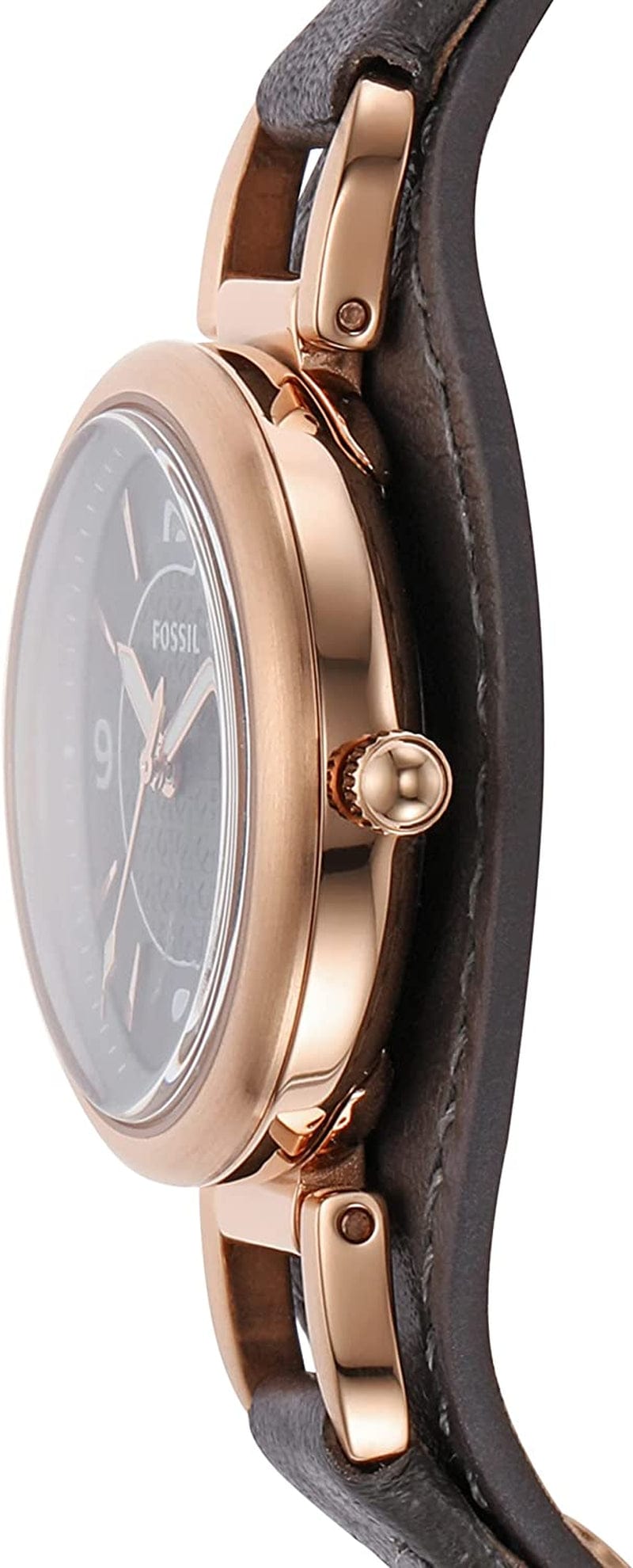 Women'S Carlie Mini Quartz Stainless Steel and Leather Watch