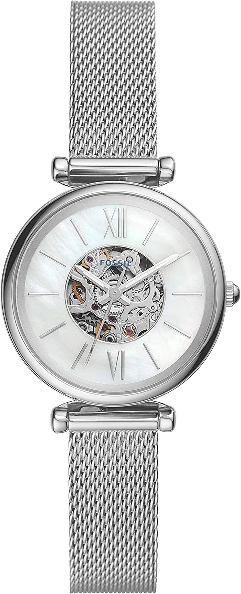 Women'S Carlie Mini Quartz Stainless Steel Dress Watch Silver Automatic