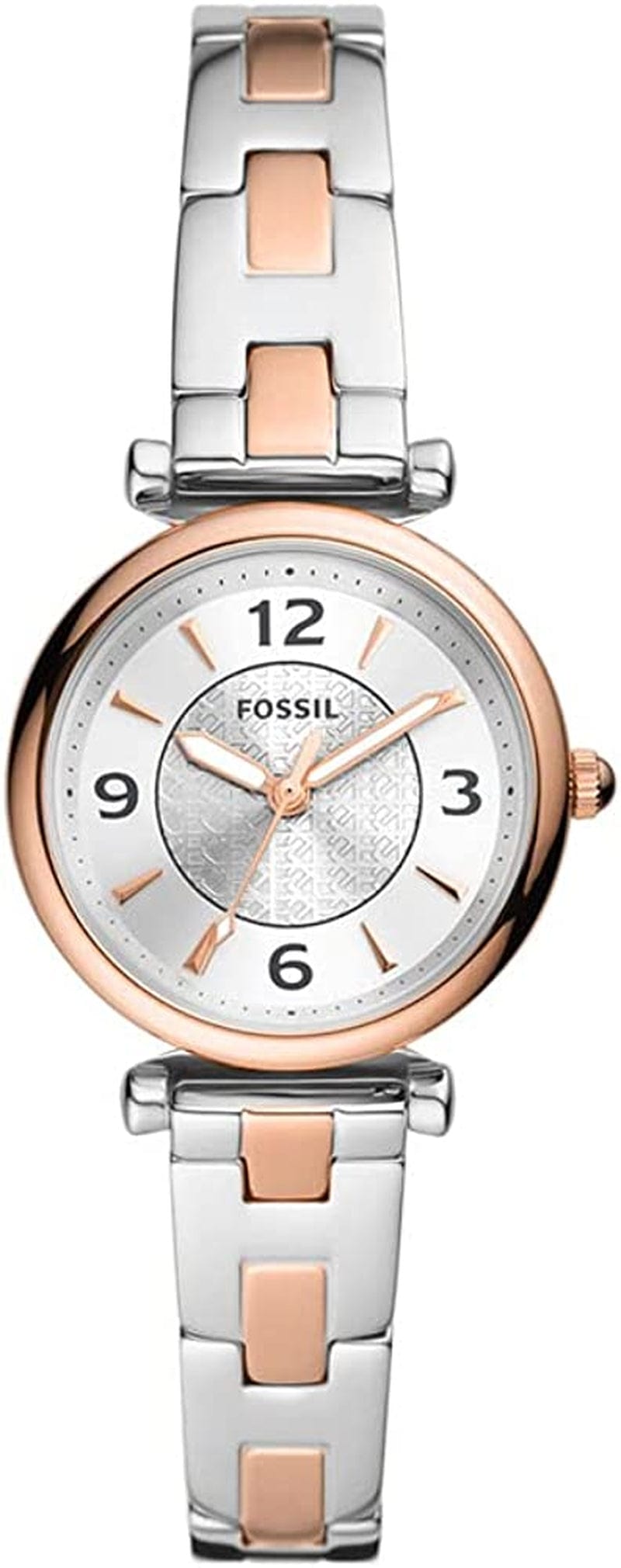 Women'S Carlie Mini Quartz Stainless Steel Dress Watch Rose Gold/Silver Sport