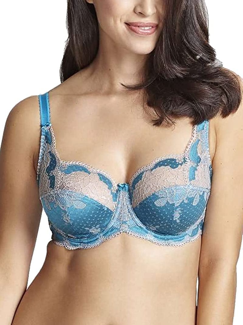 Women'S Clara Balconette Lace Bra Peacock Blue / 40GG