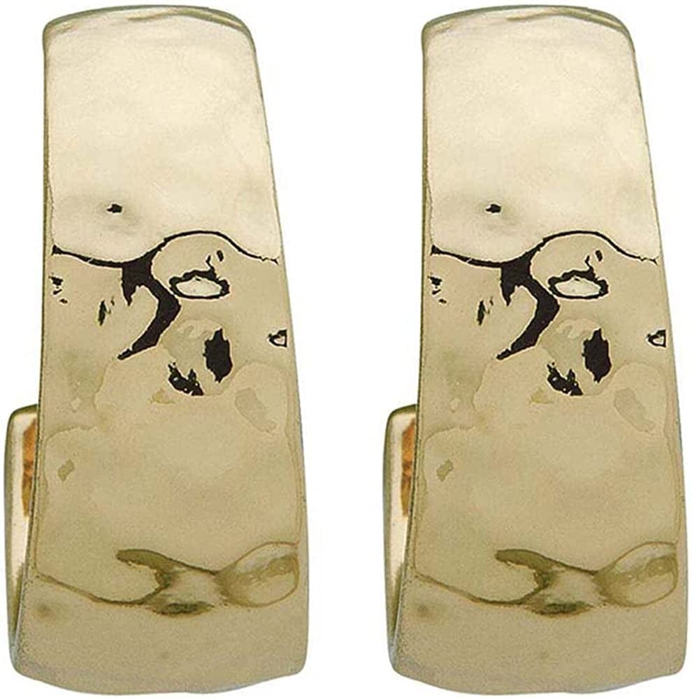 Women'S Classics Women'S Polished Gold Tone Hoop Earrings