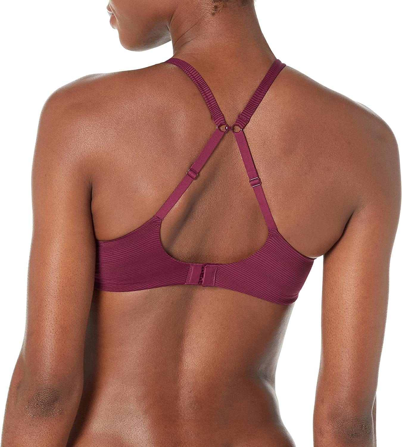 Women'S Comfortblend Low-Cut T-Shirt Bra with Convertible Racerback Straps
