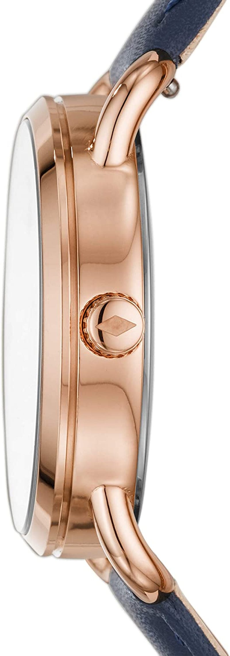 Women'S Copeland Stainless Steel and Leather Casual Quartz Watch