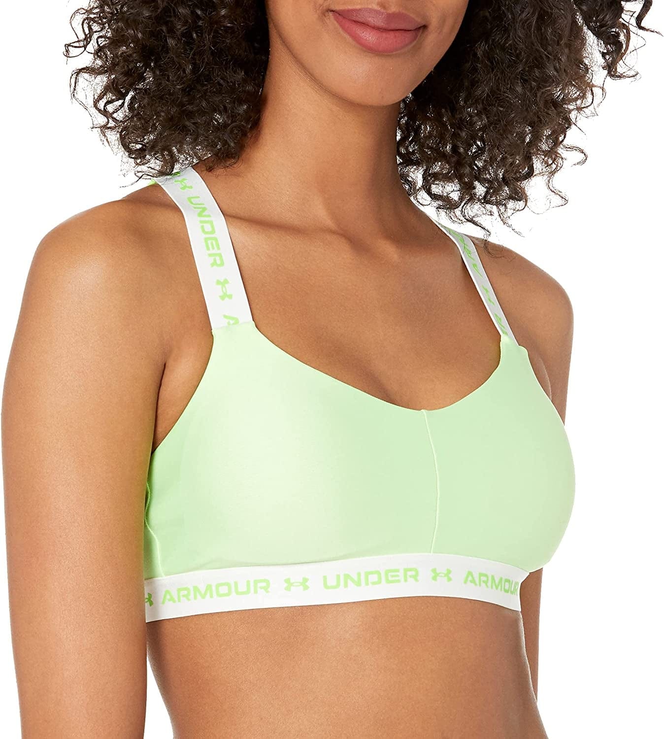 Women'S Crossback Low Bra Summer Lime (162)/Hyper Green / Medium