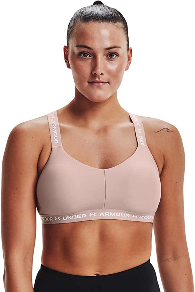 Women'S Crossback Low Bra Dash Pink (667)/White / Large