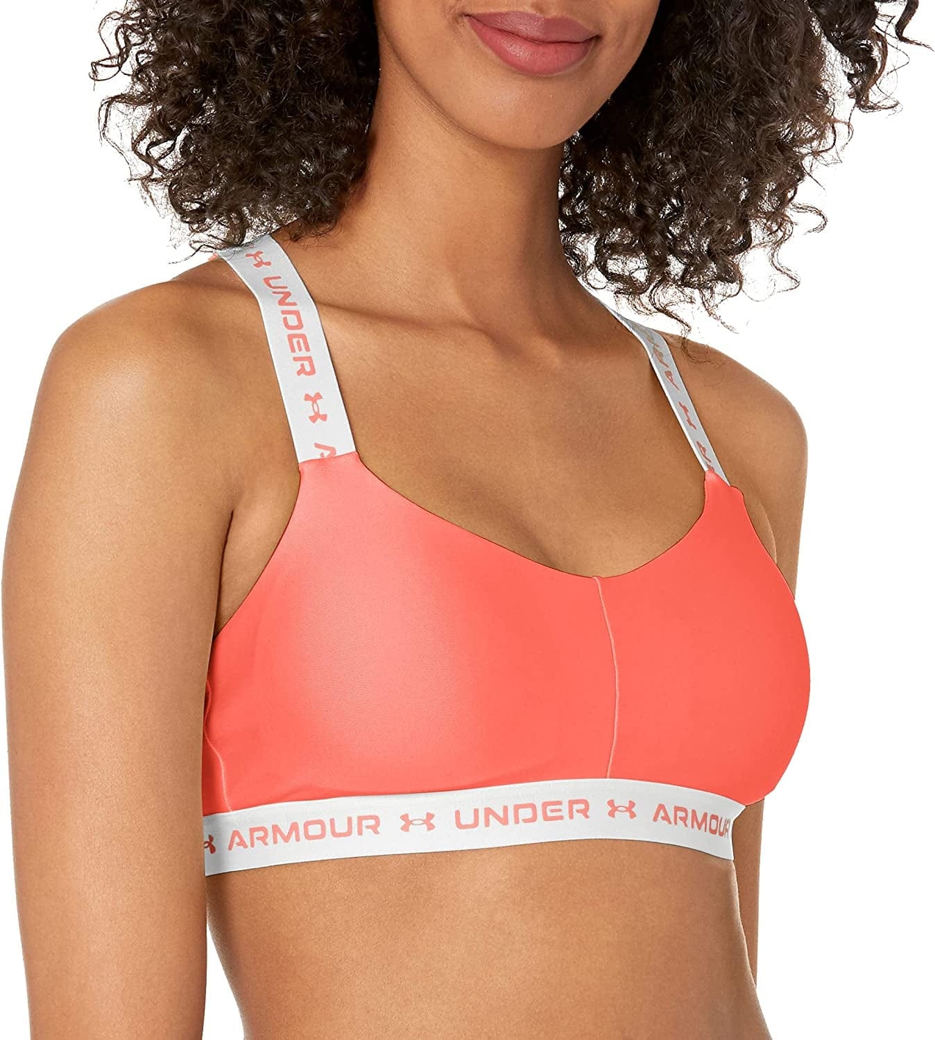 Women'S Crossback Low Bra Brilliance (819)/White / X-Small