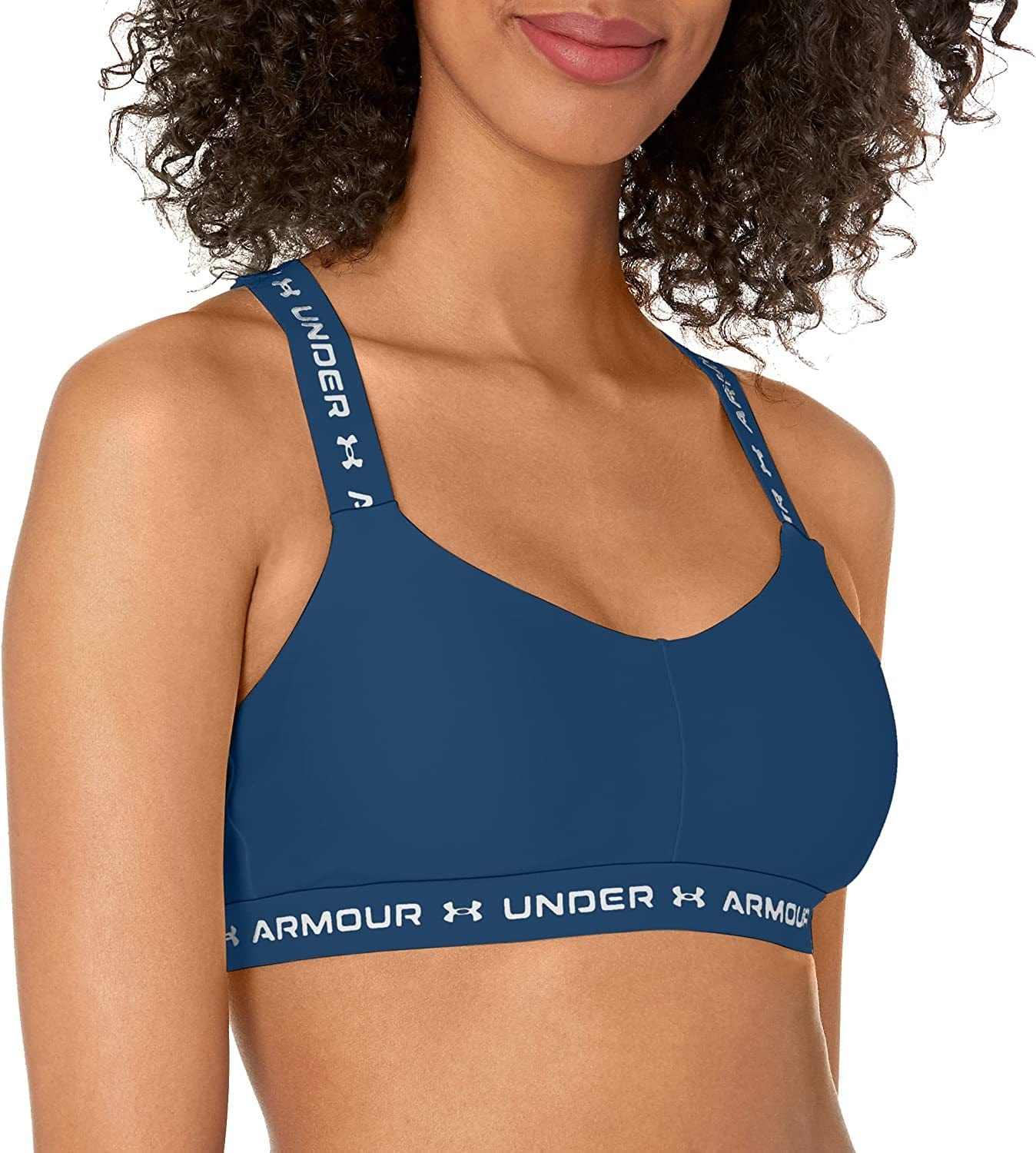 Women'S Crossback Low Bra Indigo (404)/Phoenix Fire / Large