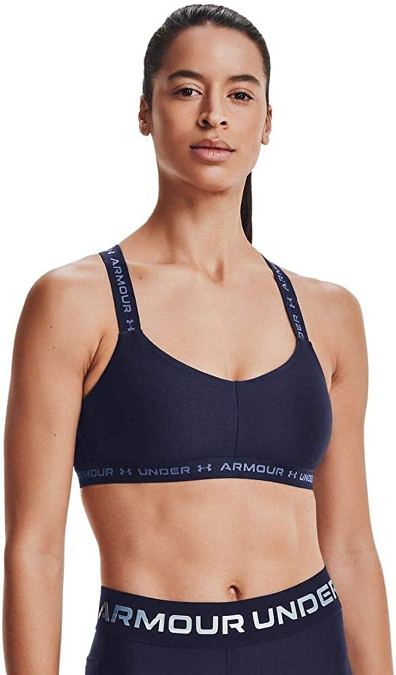 Women'S Crossback Low Bra Midnight Navy (410)/Mineral Blue / X-Small