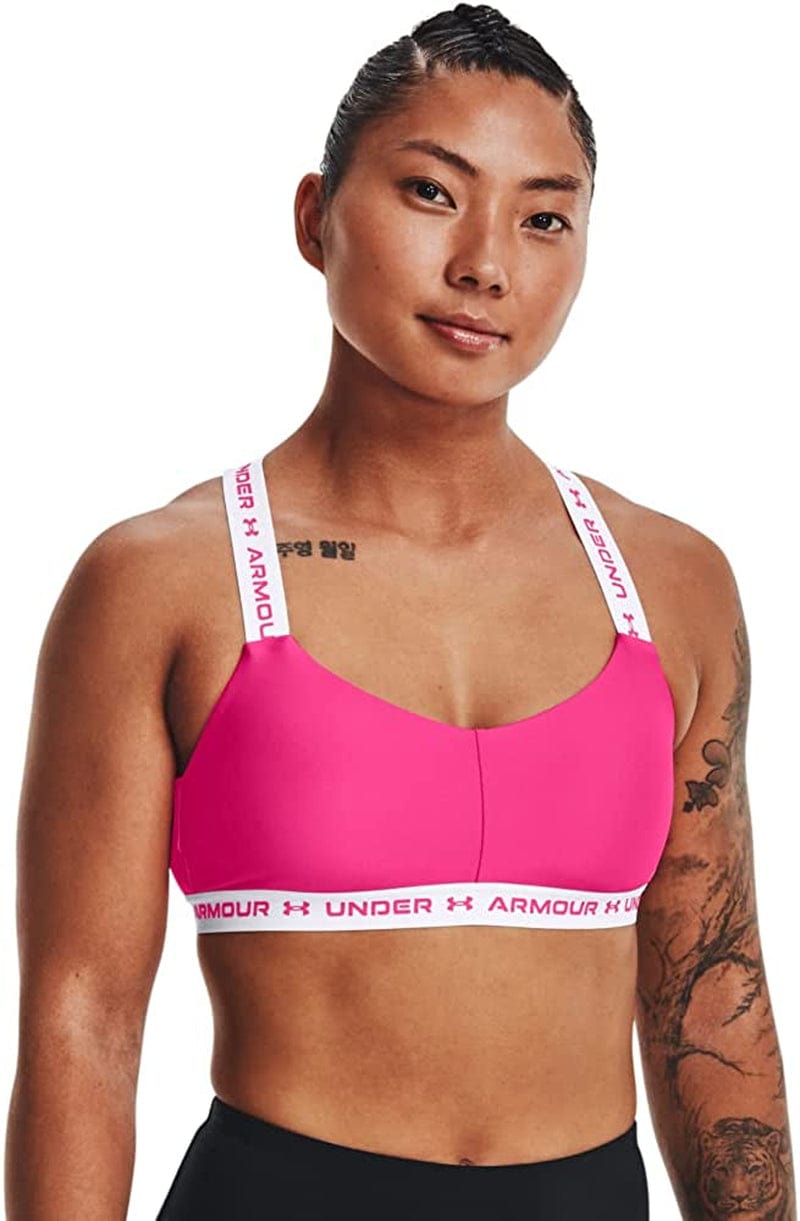 Women'S Crossback Low Bra Electro Pink (695)/Breaker Blue / Small