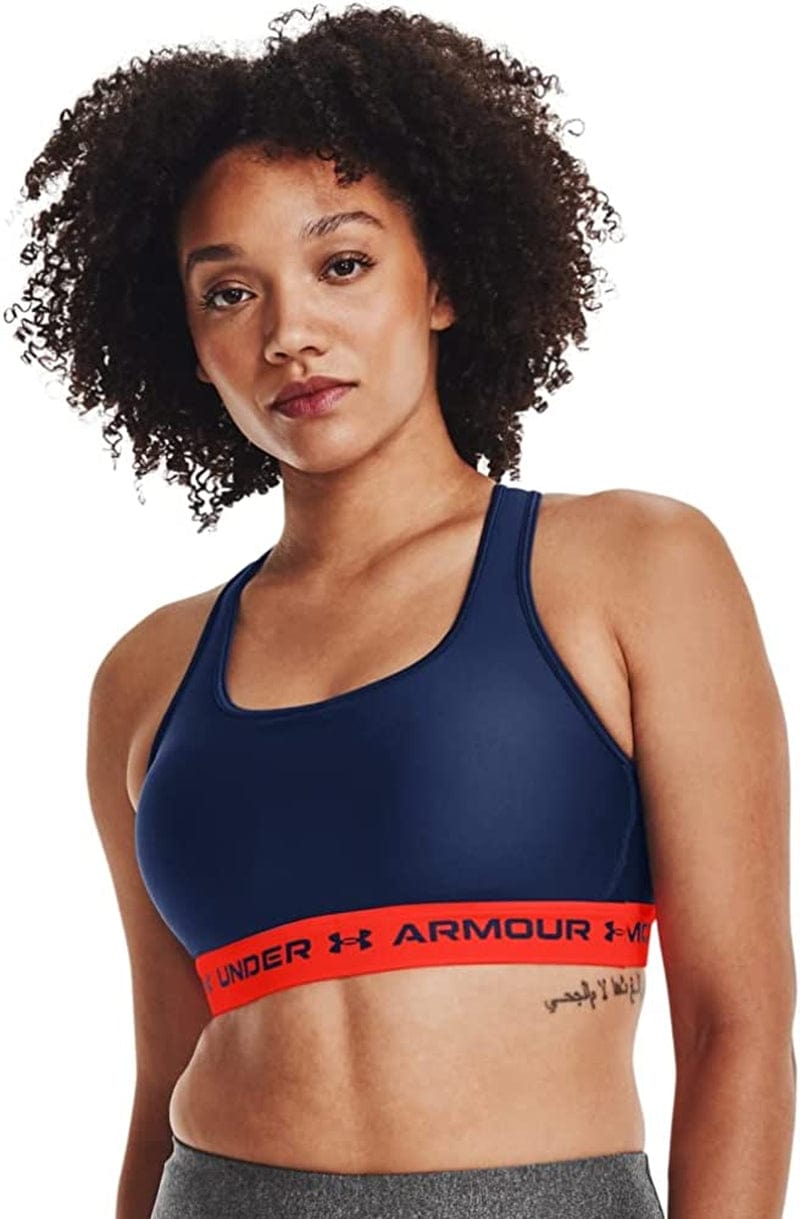 Women’S Crossback Mid Impact Sports Bra Indigo (404)/Phoenix Fire / X-Large