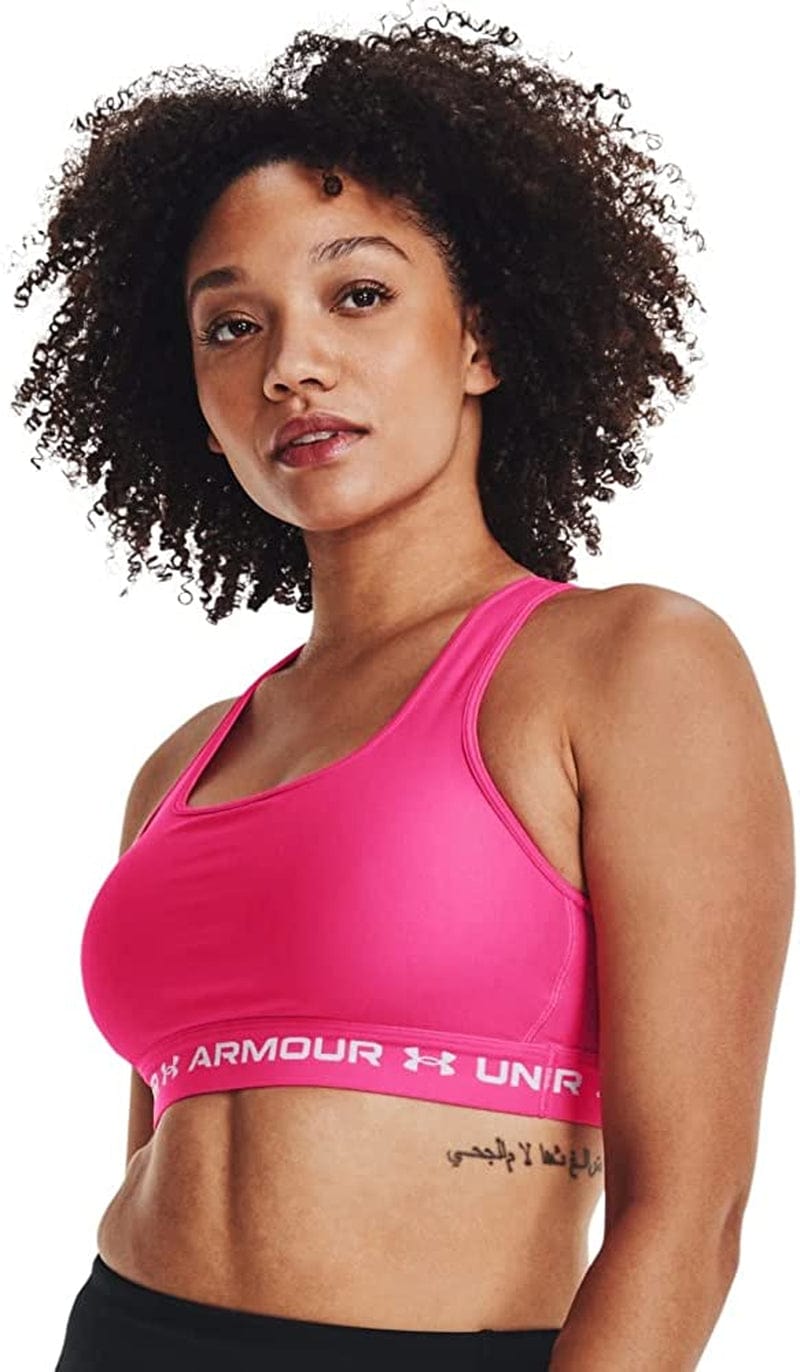 Women’S Crossback Mid Impact Sports Bra Electro Pink (695)/White / X-Large