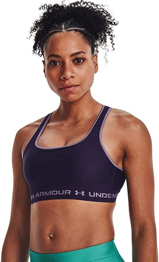 Women’S Crossback Mid Impact Sports Bra Purple Switch (570)/Club Purple / Medium