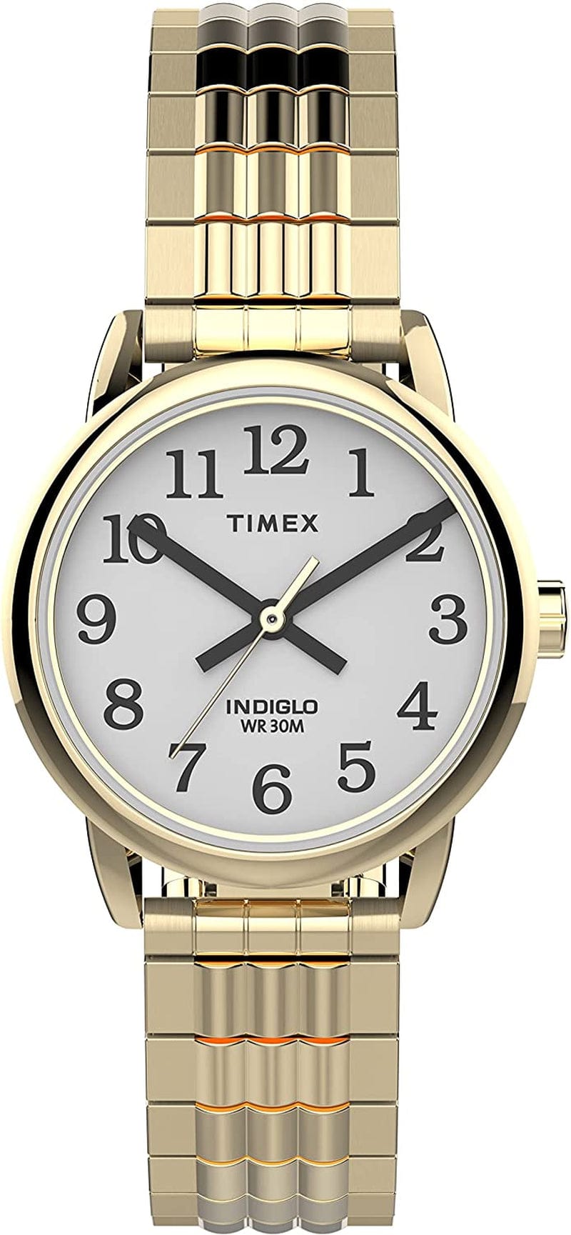 Women'S Easy Reader 25Mm Perfect Fit Watch Gold-Tone/White