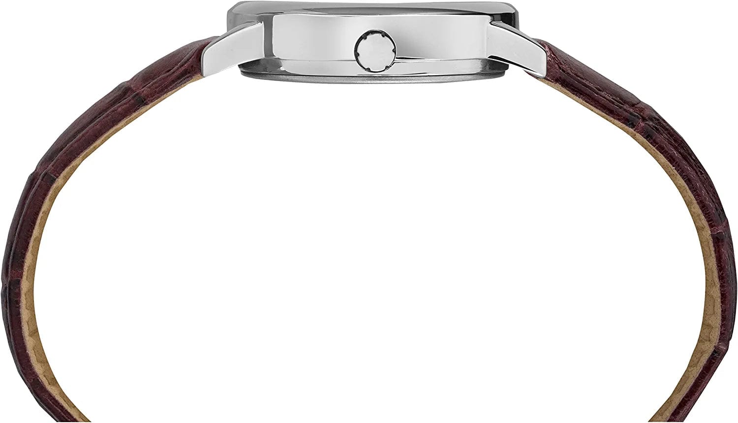 Women'S Easy Reader Leather Strap 30Mm Watch