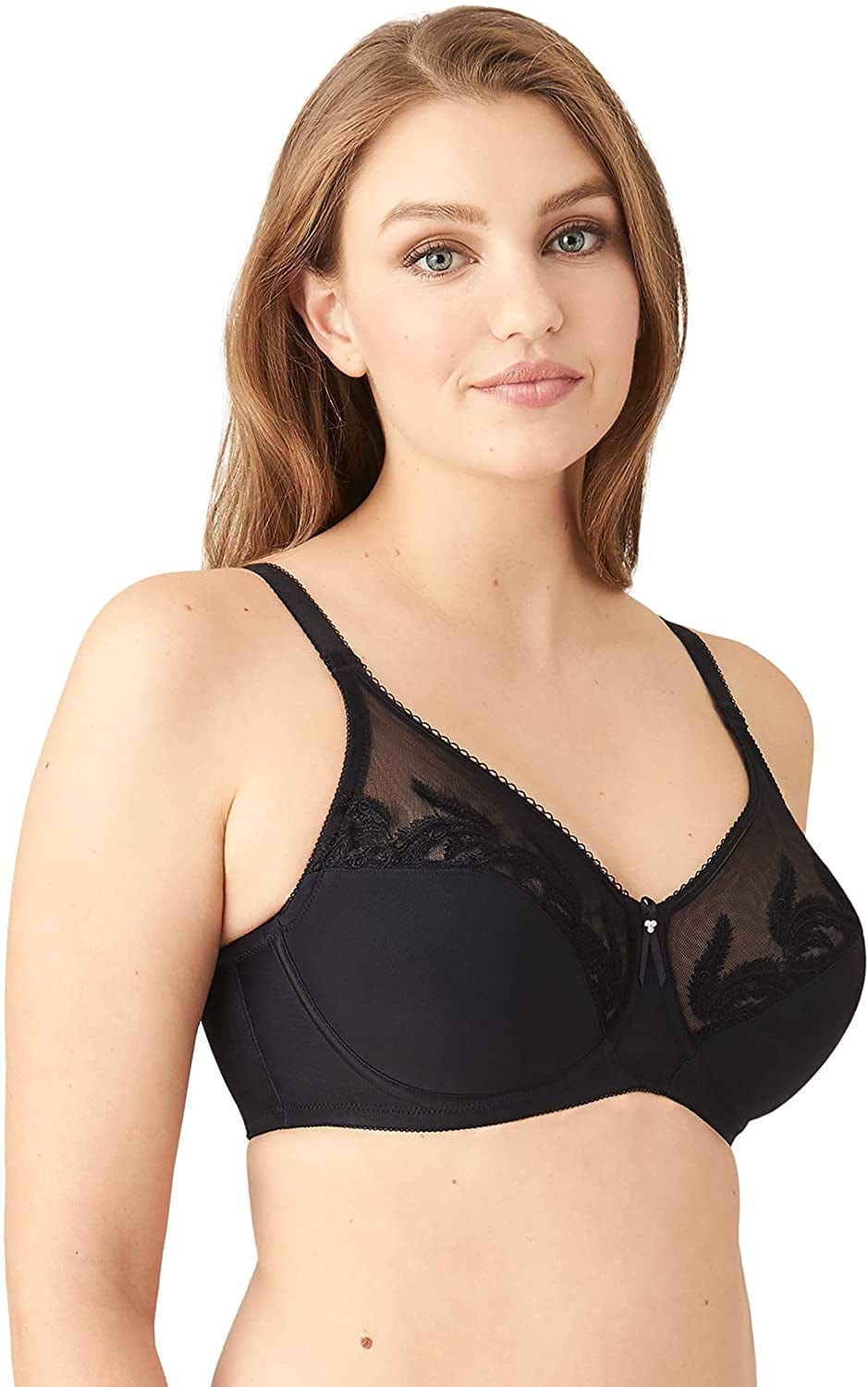 Women'S Feather Embroidery Underwire Bra