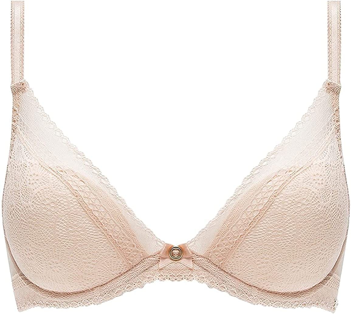 Women'S Festive Lace Plunge Bra