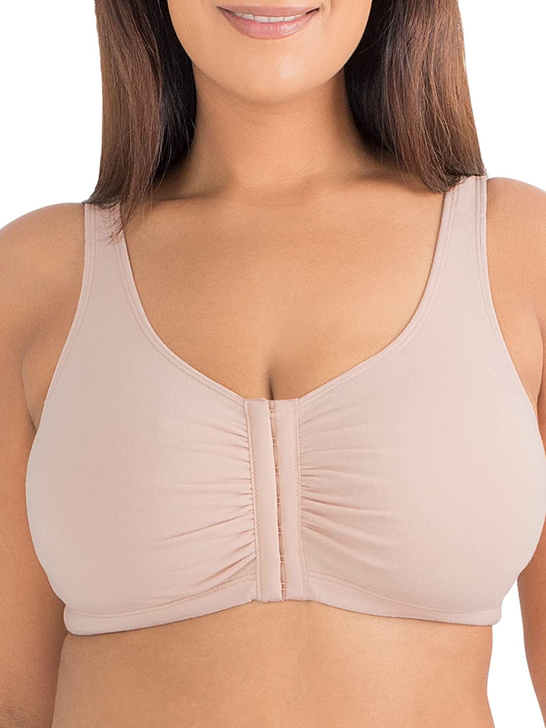 Women'S Front Closure Cotton Bra Sand / 1 / 36