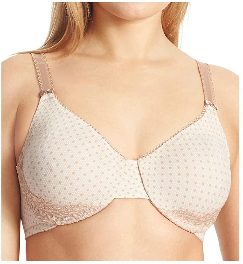 Women'S Full Coverage Body Tone Lace Dot Print / 42DD