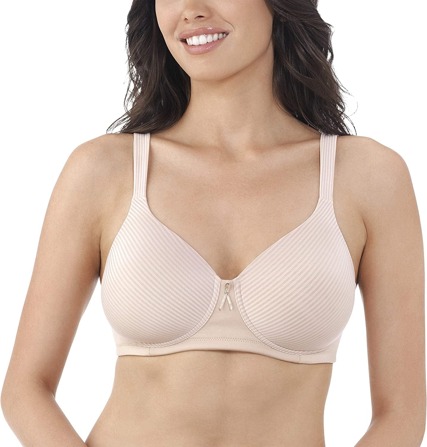 Women'S Full Coverage Comfort Wirefree Bra 72238 Honey Beige / 38D