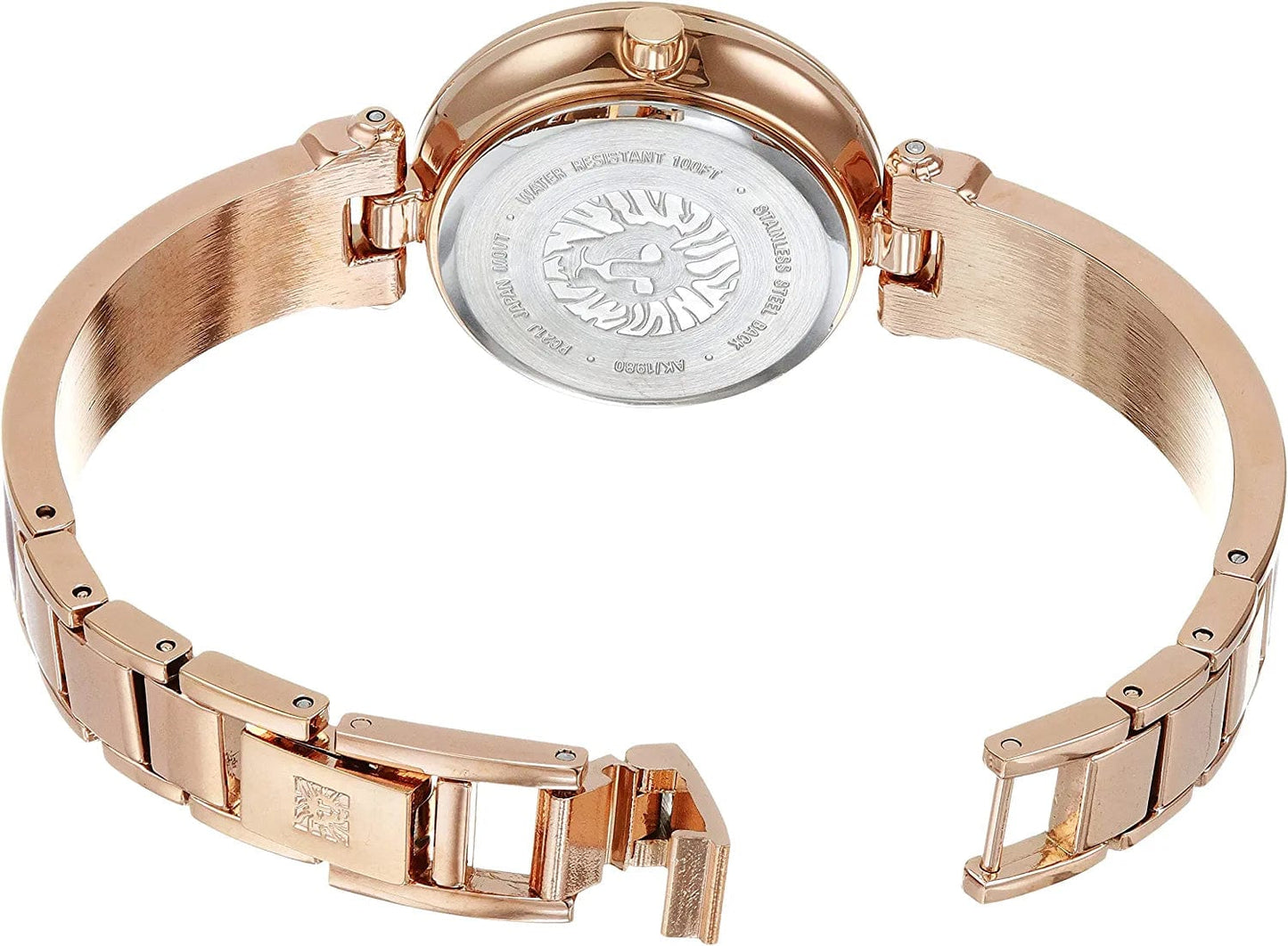 Women'S Genuine Diamond Dial Bangle Watch