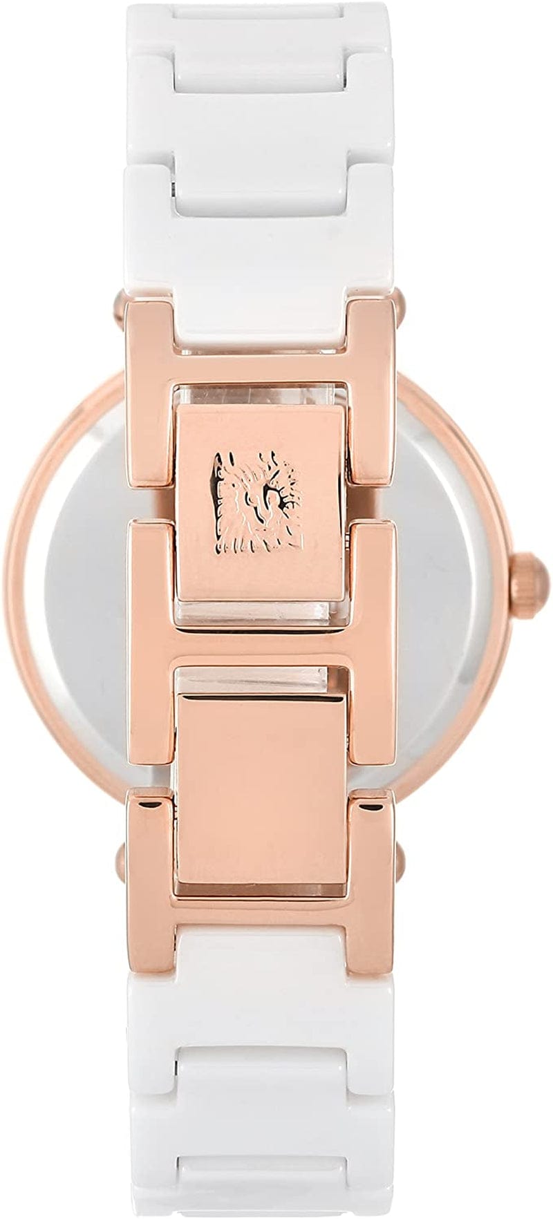 Women'S Genuine Diamond Dial Ceramic Bracelet Watch