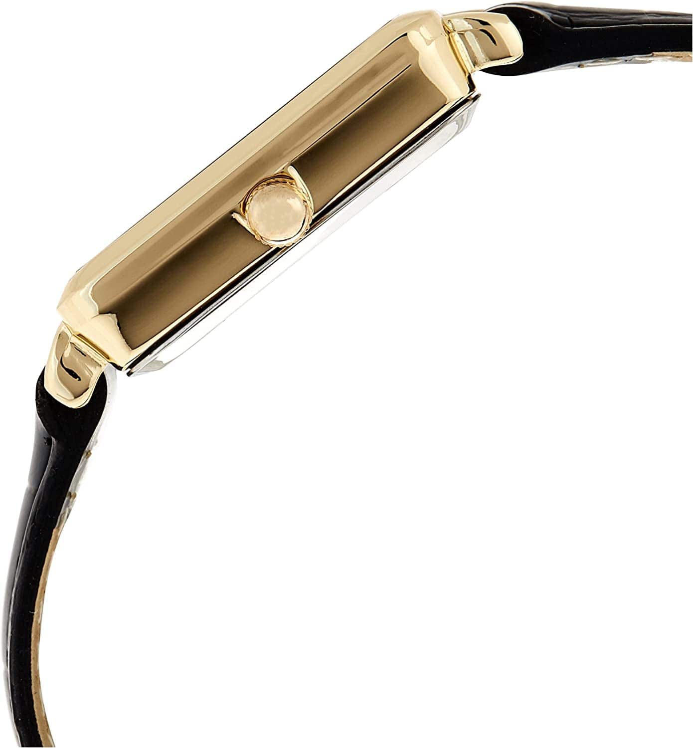 Women'S Glitter Accented Croco-Grain Strap Watch, AK/3820